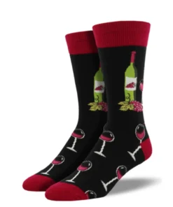 Graham's Style Store Dubuque Sock Smith Wine Scene Socks