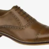 Graham's Style Store Dubuque Johnston & Murphy Conard Cape Toe Tan Calfskin