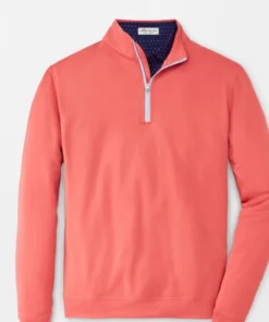 Peter Millar Perth Melange 1/4 Zip Men’s Tops