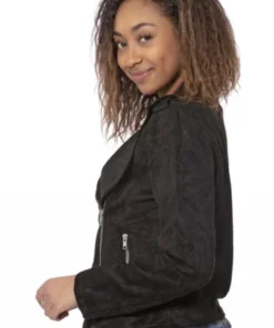 Women’s Tops Lola Suede Moto Jacket