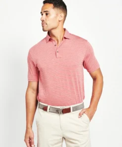 Tasc Cloud Brookline Stripe Polo