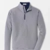 Peter Millar Perth Sugar Stripe Performance 1/4 Zip Men’s Tops