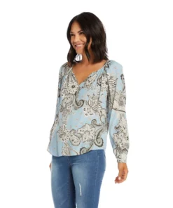 Women’s Tops Karen Kane Peasant Top