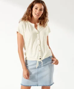 Wellensteyn Women’s Tops Tommy Bahama Linnea VNeck SS
