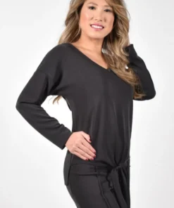 Frank Lyman Tie Front Blouse Women’s Tops