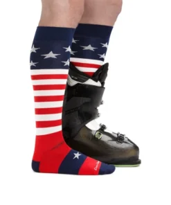 Socks Darn Tough Captain Stripe Over The Calf Ski Sock