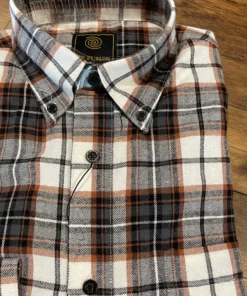 FX/Fusion FX Fusion Rust Grey Plaid Flannel 7 FX/Fusion FX Fusion Rust Grey Plaid Flannel