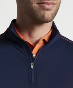 Peter Millar Perth Piped Performance Quarter Zip