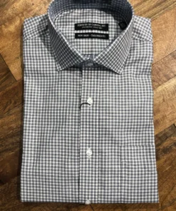 Forsyth Pewter Check Dress Shirts