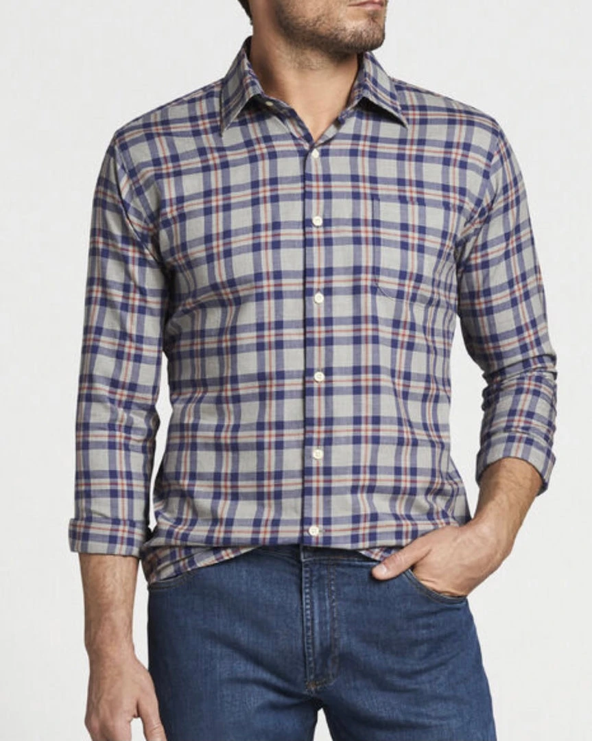 Peter Millar St. Albert Flannel Check Men’s Tops 3 Peter Millar St. Albert Flannel Check Men’s Tops