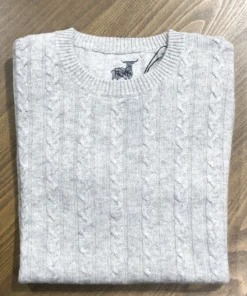 Raffi Cashmere Cable Crew Sweater 10 Raffi Cashmere Cable Crew Sweater