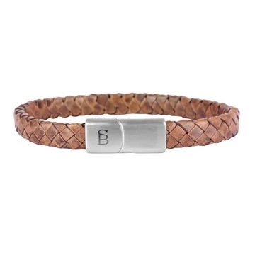 Steel&Barnett Steel & Barnett Leather Bracelet Riley Men's Bracelets 7 Steel&Barnett Steel & Barnett Leather Bracelet Riley Men's Bracelets