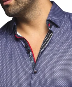 AuNoir Diamante Sport Shirt Men’s Tops