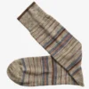 Johnston+Murphy Socks Johnston & Murphy Heather Stripe Sock