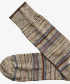 Johnston+Murphy Socks Johnston & Murphy Heather Stripe Sock