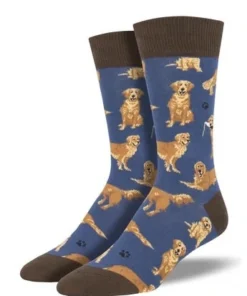 Sock Smith SockSmith Golden Retrievers Women’s Socks & Footies 5 Sock Smith SockSmith Golden Retrievers Women’s Socks & Footies