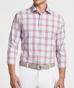 Peter Millar Oscar Perf. Poplin Men’s Tops