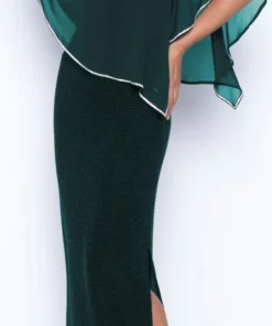 Frank Lyman Long Sparkle Jade Dress Dresses & Skirts