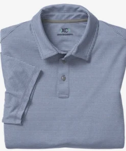 Johnston+Murphy Men’s Tops J&M Performance Stripe Polo