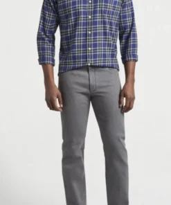 Peter Millar Fernie Cotton Plaid Men’s Tops