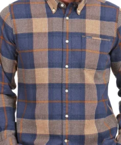 Barbour Farley Flannel Plaid Men’s Tops