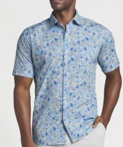 Men’s Tops Peter Millar Shipfaced SS