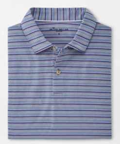 Peter Millar Drirelease Captain Stripe Men’s Tops