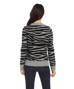 Karen Kane Zebra Stripe Sweater