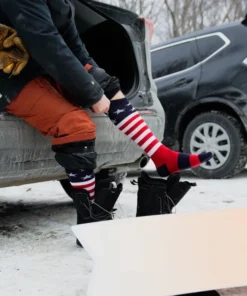 Socks Darn Tough Captain Stripe Over The Calf Ski Sock