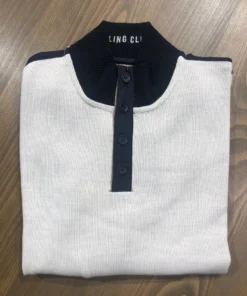 Montechiaro Impulso Button Mock Men’s Tops