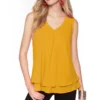 Frank Lyman Mustard Tank Women’s Tops