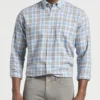 Men’s Tops Peter Millar Beaumont Cotton Plaid Shirt
