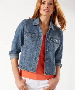 Blazers & Jackets Tommy Bahama Spots Of Dots Denim