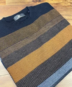 Men’s Tops Montechiaro Stripe Crew Sweater