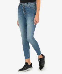 Kut Connie High Rise Fab Ab Slim Fit Ankle Skinny
