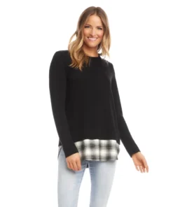 Women’s Tops Karen Kane Layered Sweater