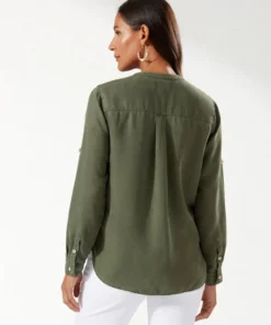 Tommy Bahama Mission Beach L/S Shirt Women’s Tops