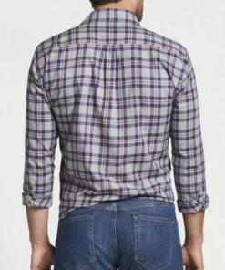 Peter Millar St. Albert Flannel Check Men’s Tops