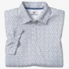 Johnston+Murphy Men’s Tops J&M Paisley Performance Polo