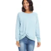 Karen Kane Twist Hem Sweatshirt 2 Karen Kane Twist Hem Sweatshirt