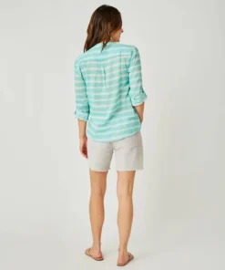 Carve Designs Dylan Gauze Shirt Women’s Tops