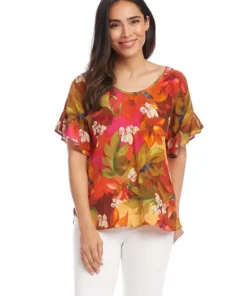 Women’s Tops Karen Kane Floral Print Top