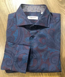 Robert Stock Paisley Print Men’s Tops