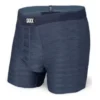 Graham's Style Store Dubuque Underwear SAXX Hot Shot Boxer Brief Dark Denim Heather