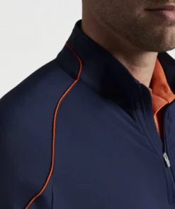Peter Millar Perth Piped Performance Quarter Zip