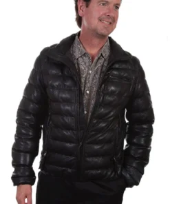 Outerwear Scully Leather Puffer Jacket