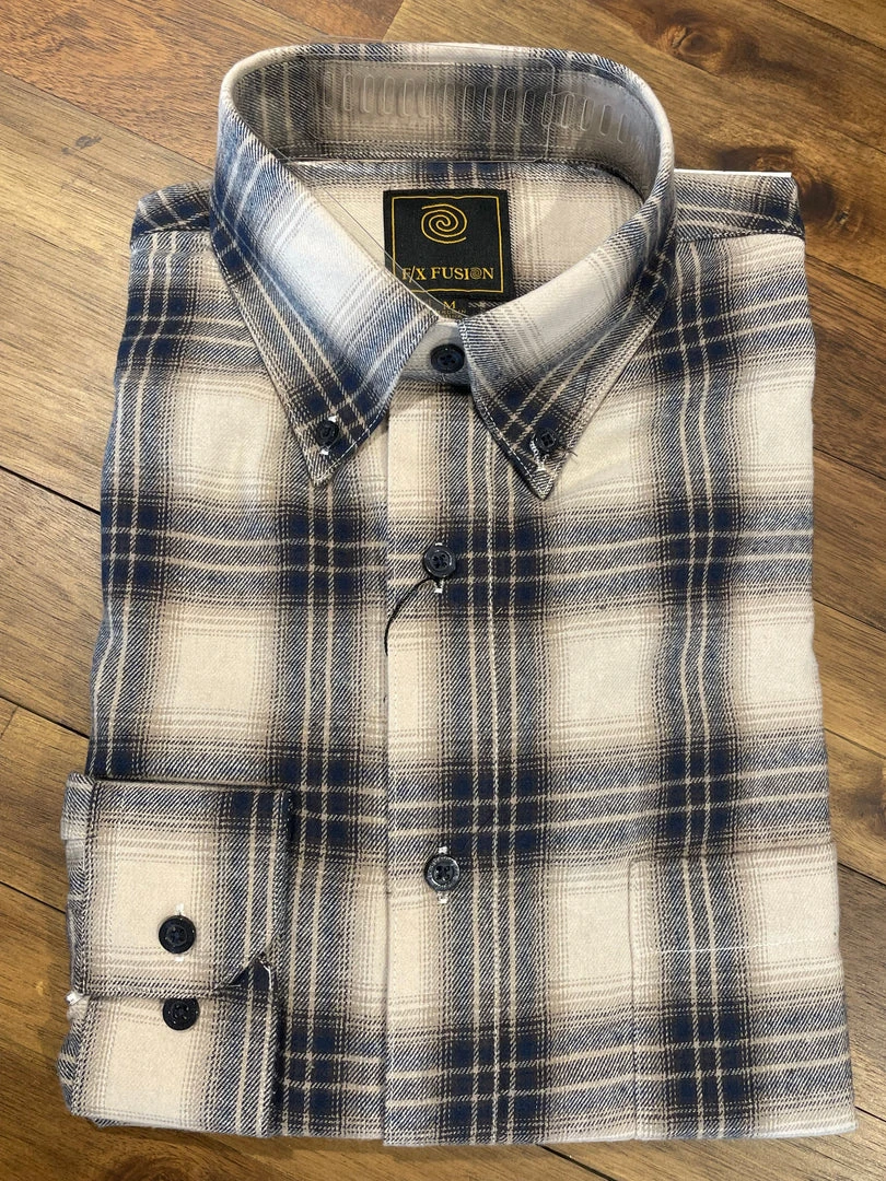FX/Fusion FX Fusion Ombre Plaid Flannel Men’s Tops 4 FX/Fusion FX Fusion Ombre Plaid Flannel Men’s Tops