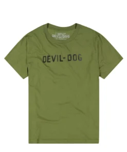 Devil-Dog Devil Dog Army Green Tee Men’s Tops