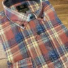 FX/Fusion Men’s Tops FX Fusion Navy Rust Washed Plaid