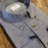 Emanuel Berg Navy/Camel L/S Plaid Men’s Tops